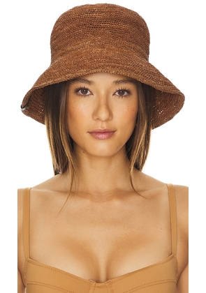 Rag & Bone Jade Rollable Hat in Brown. Size S-M.