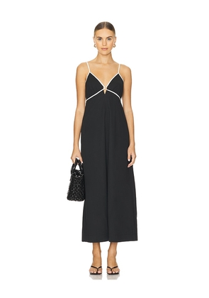 Rails Jessa Midi Dress in Black. Size M, S, XL, XS.