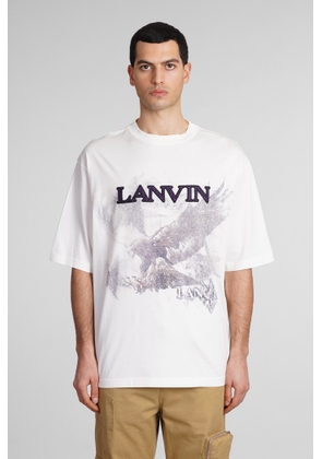 Lanvin T-Shirt In White Cotton