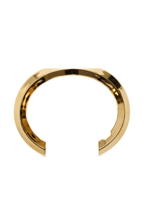 Burberry polished-finish hollow cuff - Gold