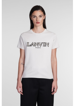 Lanvin T-Shirt In Grey Cotton