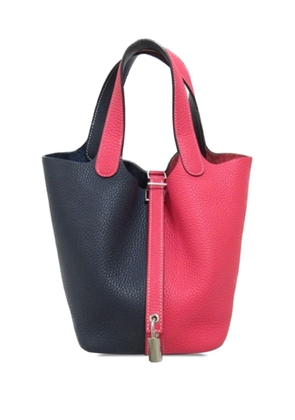 Hermès Pre-Owned 2019 Bicolor Clemence Picotin Lock PM handbag - Pink