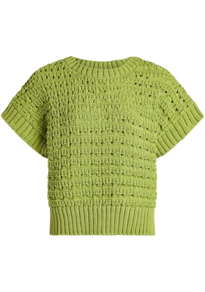 Varley Fillmore cotton knitted top - Green