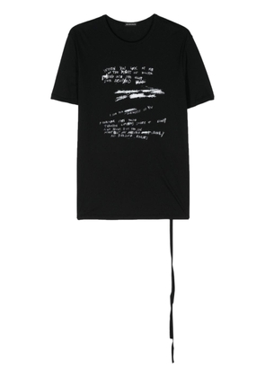 Ann Demeulemeester Fanie cotton T-shirt - Black