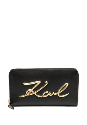 Karl Lagerfeld K/signature continental wallet - Black