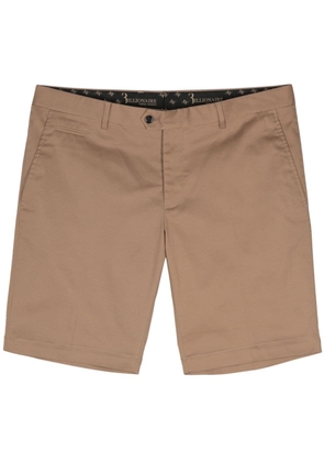 Billionaire logo-embroidered tailored shorts - Brown