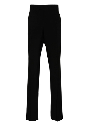 Ann Demeulemeester pressed-crease straight trousers - Black