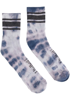 Satisfy Tube tie-dye socks - Blue