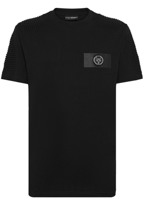 Plein Sport logo patch T-shirt - Black