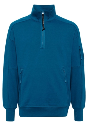 C.P. Company Lens-detail cotton sweatshirt - Blue