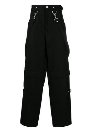 Givenchy detachable-leg wide-leg trousers - Black