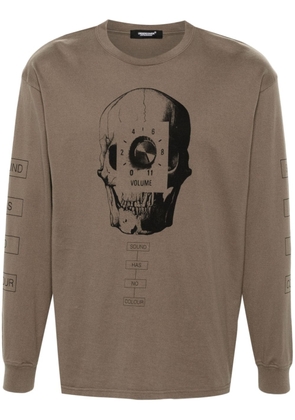 Undercover graphic-print cotton T-shirt - Neutrals