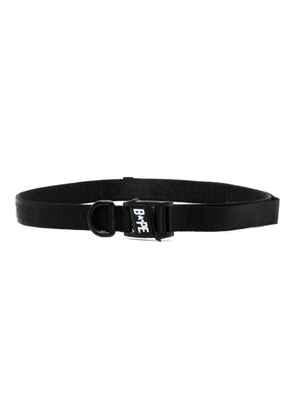 A BATHING APE® logo-print belt - Black