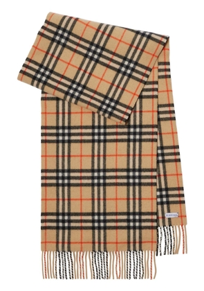 Burberry Vintage Check cashmere scarf - Neutrals