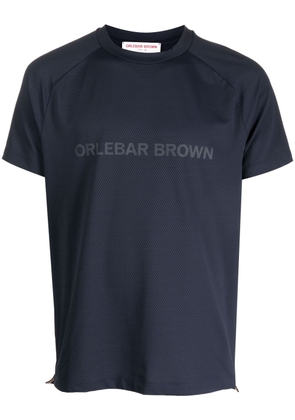 Orlebar Brown logo-stamp T-shirt - Blue