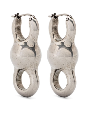 Acne Studios sculpted-design earrings - Silver