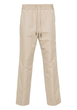 Brioni mid-rise tapered chinos - Neutrals