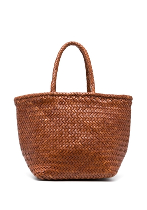 DRAGON DIFFUSION Grace Basket Small tote bag - Brown
