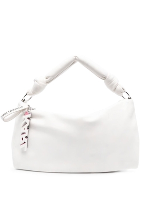 Karl Lagerfeld K/Knotted shoulder bag - White