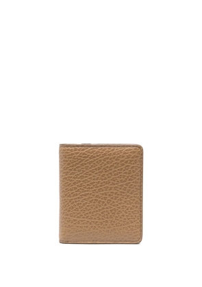 Maison Margiela four-stitch leather bi-fold wallet - Brown