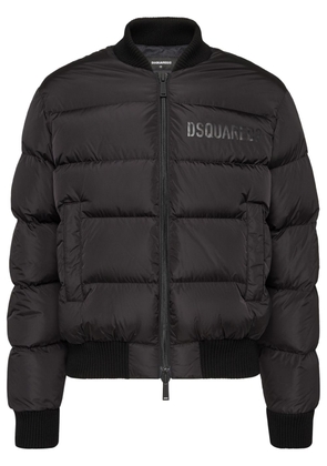 Dsquared2 logo-print padded jacket - Black