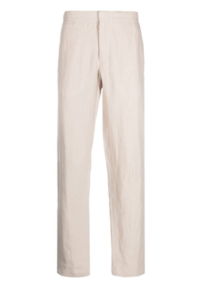 Orlebar Brown Griffon straight-leg linen trousers - Neutrals