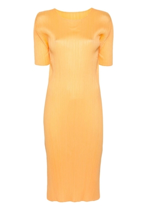 Pleats Please Issey Miyake Monthly Colors May plissé dress - Orange