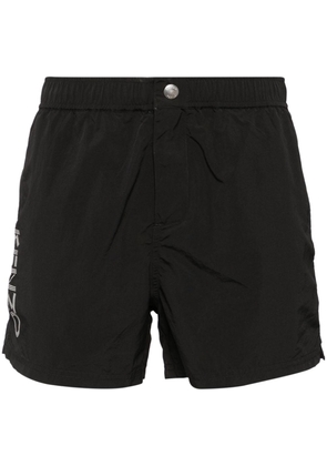Kenzo logo-print elasticated-waist shorts - Black