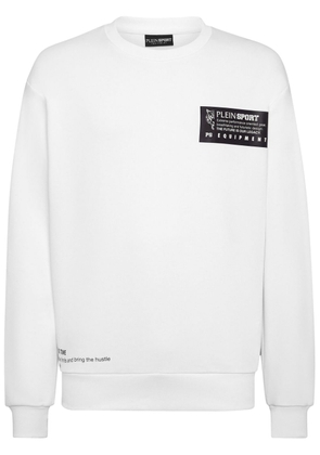 Plein Sport logo print sweatshirt - White