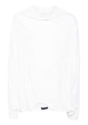 Undercover upside-down long-sleeved T-shirt - White
