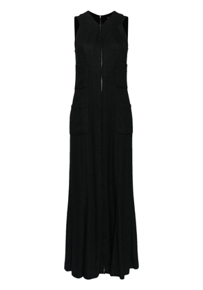 CHANEL Pre-Owned 2003 multi-pocket maxi dress - Black