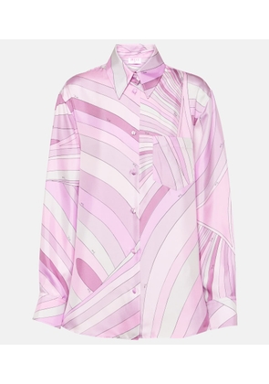 Pucci Iride silk twill shirt