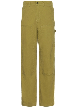 SATURDAYS NYC Morris Canvas Carpenter Pant in Mayfly - Olive. Size 32 (also in 33, 34).