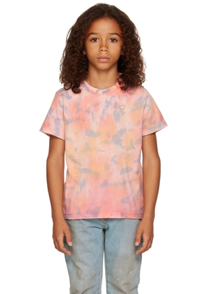 Acne Studios Kids Orange Tie-Dye T-Shirt