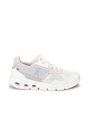 On Cloudrift Sneaker in White & Frost - White. Size 6.5 (also in 5).