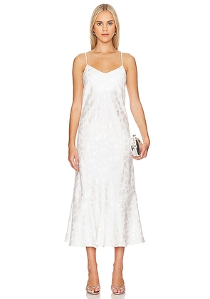 Show Me Your Mumu Uptown Slip Dress in White. Size M, S, XL/1X, XS, XXL/2X.