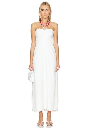 Saudade Pearl Dress in White. Size M, S, XL, XS.