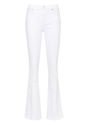 7 For All Mankind high-rise bootcut jeans - White