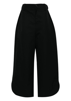 pet-tree-kor Lucerne drop-crotch trousers - Black
