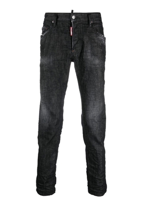 Dsquared2 distressed skinny-cut jeans - Black