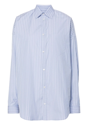 Balenciaga striped cotton shirt - Blue
