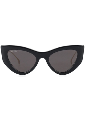 Gucci Eyewear Double G cat-eye sunglasses - Black