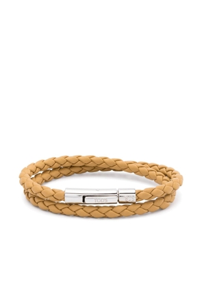 Tod's MyColors woven-leather bracelet - Yellow