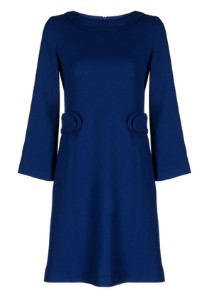 JANE Scout wool-crepe minidress - Blue