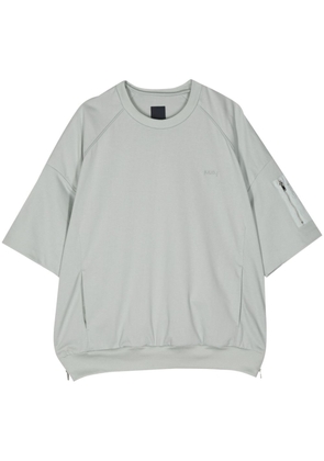 Juun.J cotton zip-pocket T-shirt - Green