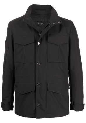 Gucci high-neck snap fastening jacket - Black