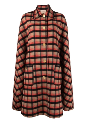 Gucci reversible GG-print cape coat - Neutrals