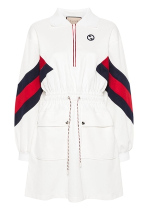 Gucci Interlocking G polo dress - White