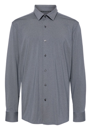 BOSS point-collar stretch shirt - Grey