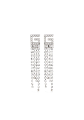 Gucci Square G crystal earrings - Silver